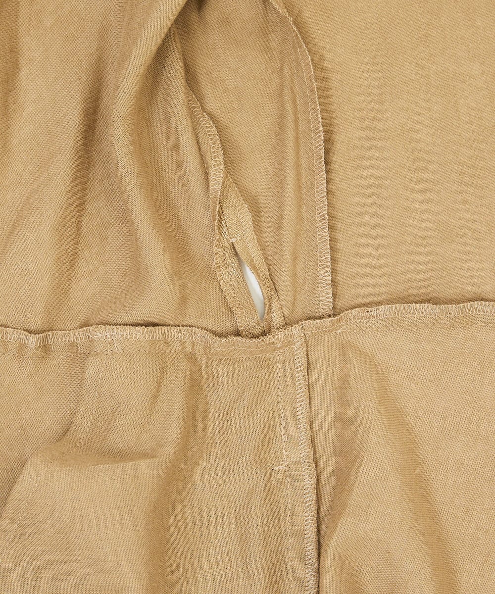 GBEJA07900 Sybilla(シビラ) 【メディア着用】メタリックリネンカシュクールドレス ゴールド