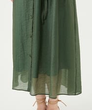 GBEJA35450 Sybilla(シビラ) ショルダータックドレス カーキ