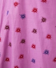 GBEJB01700 Sybilla(シビラ) アスタリスク刺繍ラップドレス ピンクパープル