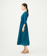 GBEJB01700 Sybilla(シビラ) アスタリスク刺繍ラップドレス ブルーグリーン
