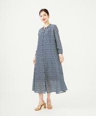 GBEJB02630 Sybilla(シビラ) アスタリスクプリントドレス グリーン系