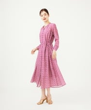 GBEJB02630 Sybilla(シビラ) アスタリスクプリントドレス ピンクパープル系