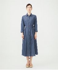 GBEJD45450 Sybilla(シビラ) ライトオンスデニムドレス ネイビー