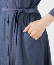 GBEJD45450 Sybilla(シビラ) ライトオンスデニムドレス ネイビー