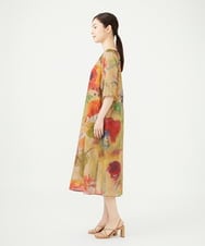 GBEJD46700 Sybilla(シビラ) アートフラワーカフタンドレス ベージュ系