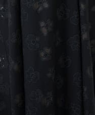 GBEJE80700 Sybilla(シビラ) オパールフラワータックドレス ブラック