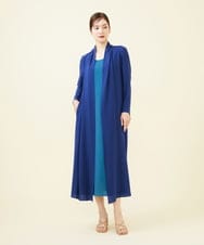 GBEJX02630 Sybilla(シビラ) 【ドラマ着用】トロンプルイユバイカラードレス ブルー×ターコイズ