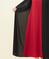 GBEJX02630 Sybilla(シビラ) 【ドラマ着用】トロンプルイユバイカラードレス ブラック×レッド