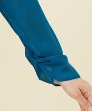 GBEJX03990 Sybilla(シビラ) 【メディア着用】カラーコンビネーションローブドレス マルチカラー