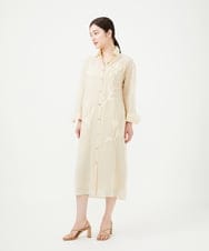 GBEQD03100 Sybilla(シビラ) アップリケシアードレス ベージュ