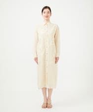 GBEQD03100 Sybilla(シビラ) アップリケシアードレス ベージュ