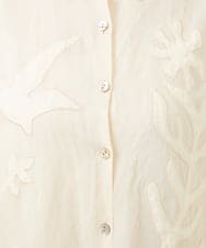 GBEQD03100 Sybilla(シビラ) アップリケシアードレス ベージュ