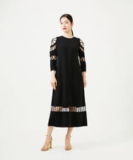 GBEVF85150 Sybilla(シビラ) ループテクニックドレス（ブラック） ブラック