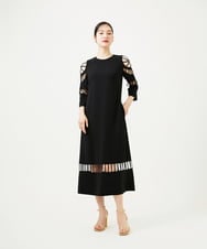 GBEVF85150 Sybilla(シビラ) ループテクニックドレス（ブラック） ブラック