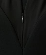 GBEWD34150 Sybilla(シビラ) シフォンバックサテン切り替えドレス ブラック