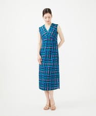 GBEYB05230 Sybilla(シビラ) イントレチャートドレス ブルー