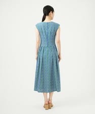 GBEYD05100 Sybilla(シビラ) スクエアドット刺繍ドレス ブルー系