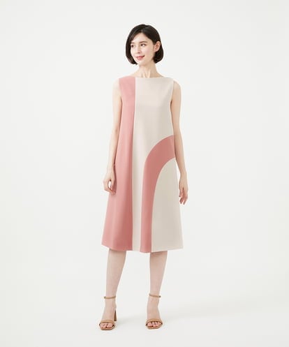 GBEYD82110 Sybilla バイカラー切り替えIラインドレス