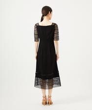 GBEZA30100 Sybilla(シビラ) ケミカルレースドレス ブラック