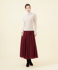 GBFAB04330 Sybilla(シビラ) 【メディア着用】レイヤード風タートルプルオーバー ライトベージュ