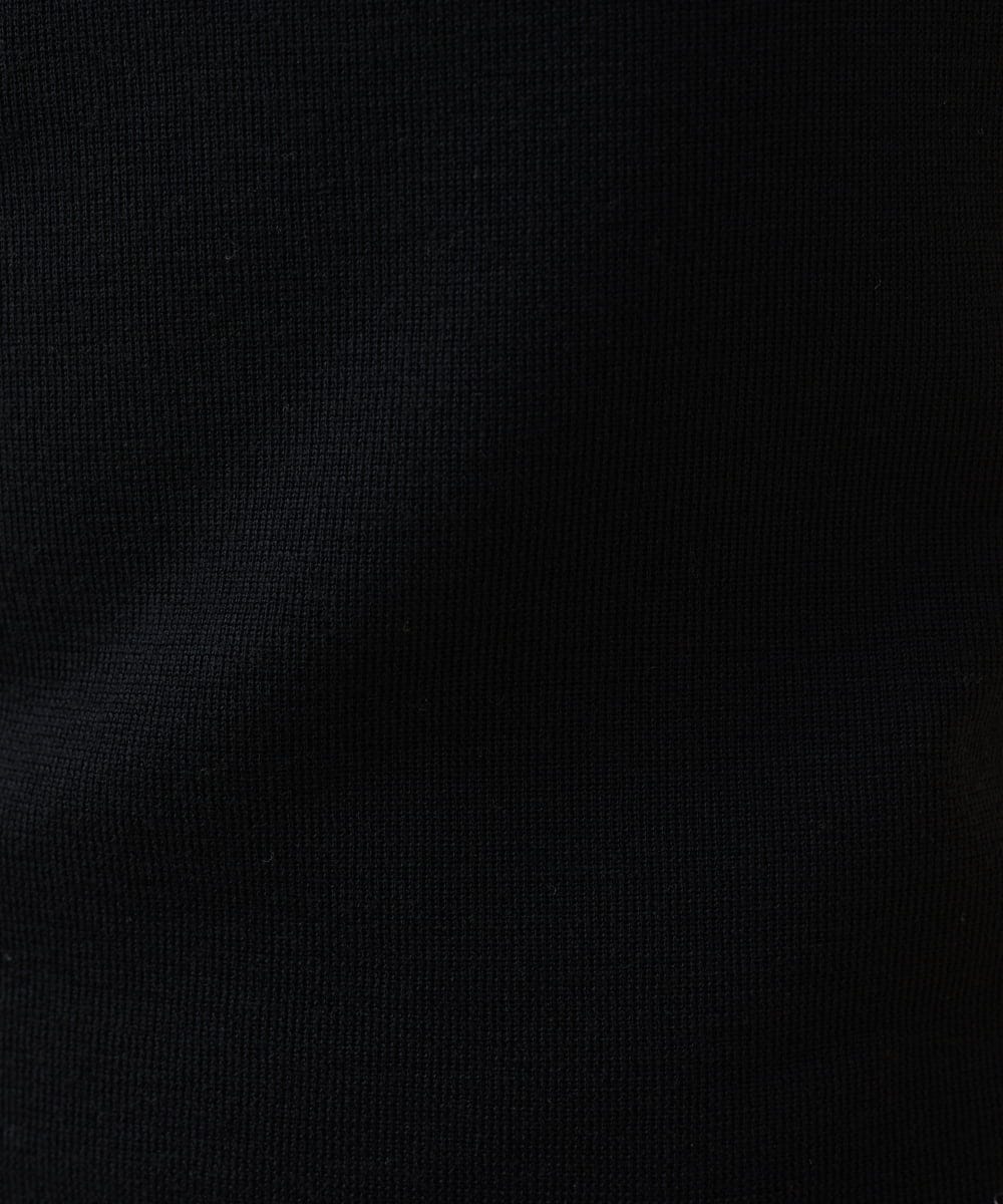 GBFAB04330 Sybilla(シビラ) 【メディア着用】レイヤード風タートルプルオーバー ブラック