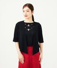 GBFAD01400 Sybilla(シビラ) アイレットノースリーブプルオーバー ブラック