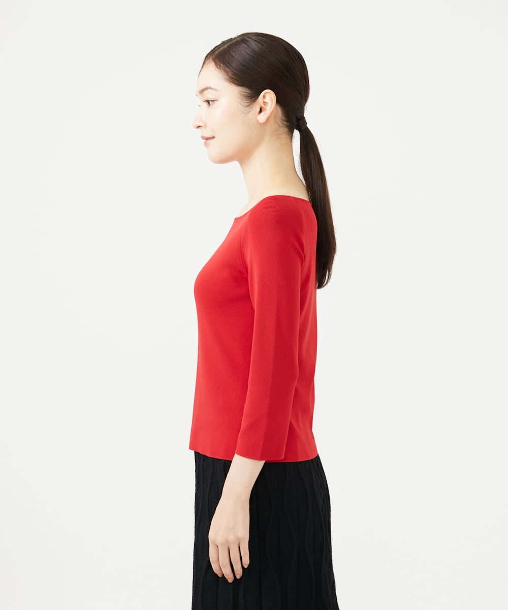 GBFAD02250 Sybilla(シビラ) レーヨンストレッチプルオーバー レッド