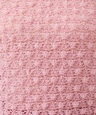 GBFAD31430 Sybilla(シビラ) 透かし編みプルオーバー ピンク