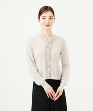 GBFAD33330 Sybilla(シビラ) レースボウタイプルオーバー ライトグレー