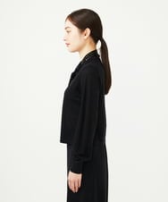 GBFAD33330 Sybilla(シビラ) レースボウタイプルオーバー ブラック