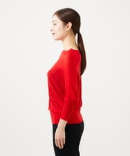 GBFAE01270 Sybilla(シビラ) アシンメトリードレーププルオーバー レッド