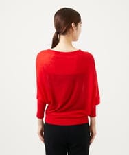 GBFAE01270 Sybilla(シビラ) アシンメトリードレーププルオーバー レッド
