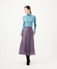 GBFAE33330 Sybilla(シビラ) ステッチデザインハイネックプルオーバー サックスブルー