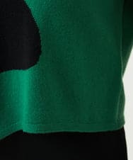 GBFAF04350 Sybilla(シビラ) アシメントリー配色ニット ブラック系