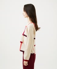 GBFAF34450 Sybilla(シビラ) パッチワークデザインニット アイボリー系