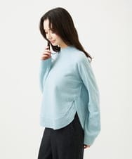 GBFAF37300 Sybilla(シビラ) カーブヘムニット ライトブルー