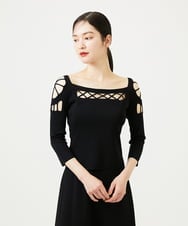 GBFAF80600 Sybilla(シビラ) ループテクニックニット ブラック