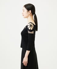 GBFAF80600 Sybilla(シビラ) ループテクニックニット ブラック