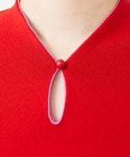 GBFAG02400 Sybilla(シビラ) キーホールニット レッド