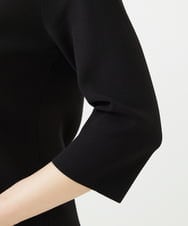 GBFAG03550 Sybilla(シビラ) ショルダーモチーフニット ブラック