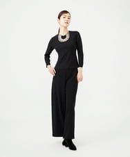 GBFAG04450 Sybilla(シビラ) デコルテモチーフニット ブラック