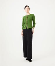 GBFAG50360 Sybilla(シビラ) カラーボタンカーディガン グリーン