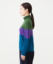 GBFAH01360 Sybilla(シビラ) ボーダータートルニット グリーン系