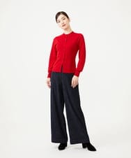 GBFAH04400 Sybilla(シビラ) プリーツ風スリーブニット レッド