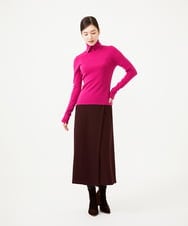 GBFAH05330 Sybilla(シビラ) ボタンデザインハイネックニット ピンク