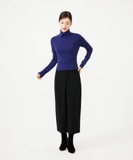 GBFAH05330 Sybilla(シビラ) ボタンデザインハイネックニット ブルー