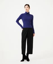 GBFAH05330 Sybilla(シビラ) ボタンデザインハイネックニット ブルー