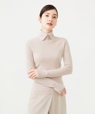 GBFAH05330 Sybilla(シビラ) ボタンデザインハイネックニット アイボリー