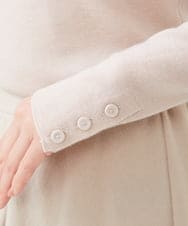 GBFAH05330 Sybilla(シビラ) ボタンデザインハイネックニット アイボリー