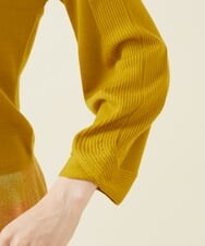 GBFAV03290 Sybilla(シビラ) パフスリーブプルオーバー マスタード